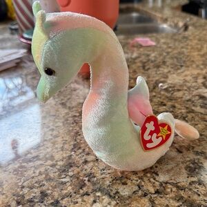 Ty Multicolor Seahorse Plush Toy